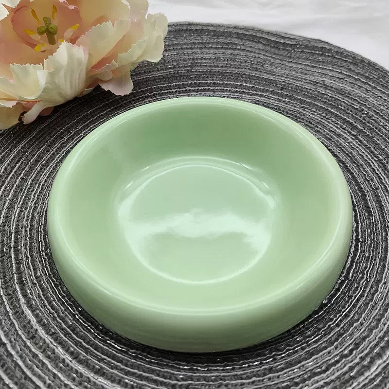 Ceramic Cat Plates Cat Food Bowls Shallow Bowls for Kitten, Ceramic Cat Plates