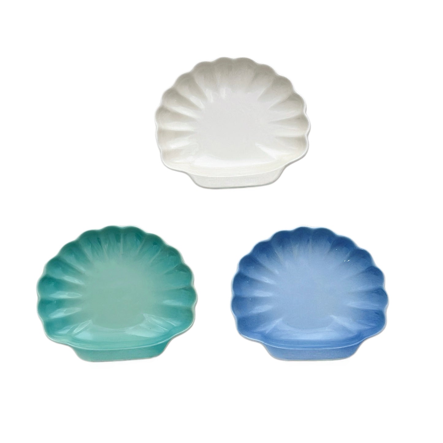 Ceramic Shell Plate for Cat Feeding