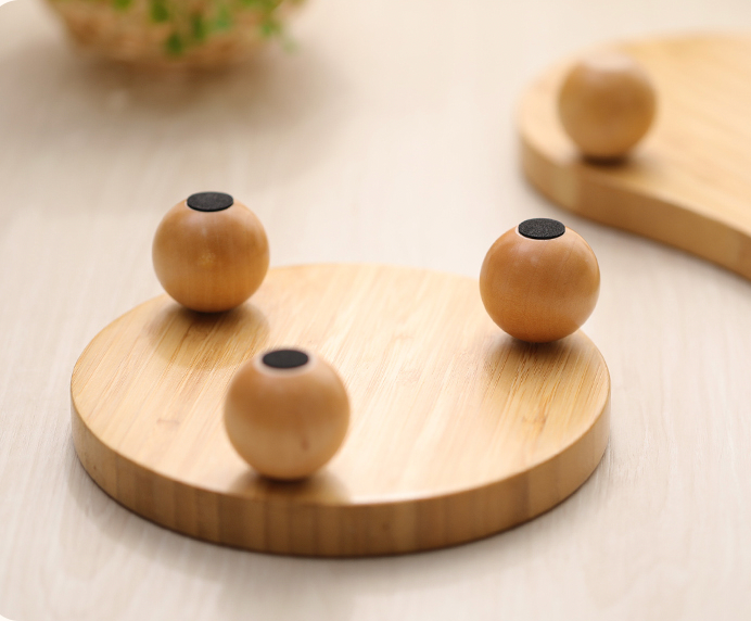 Bamboo Stand for Cat Bowls,