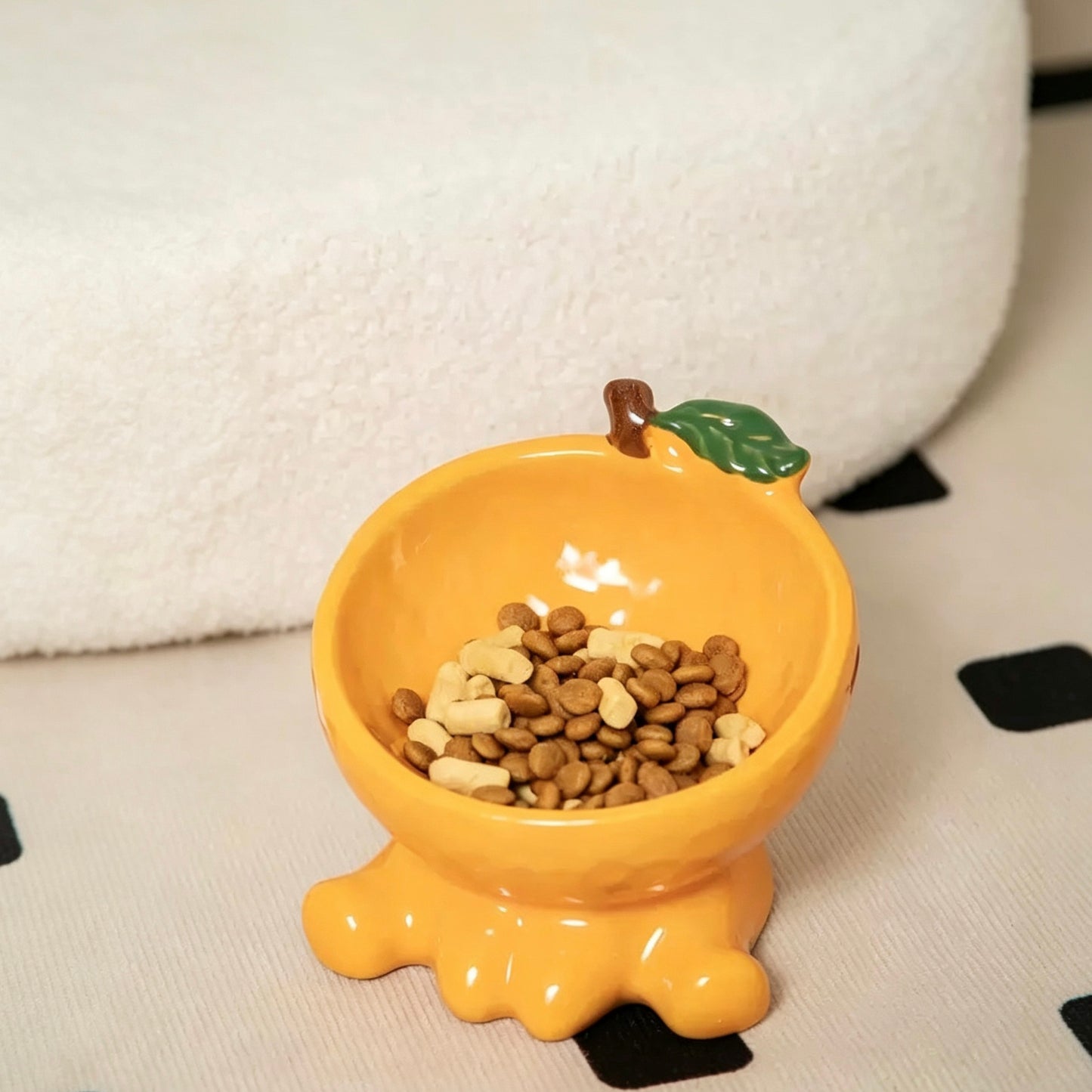 Bubble-Tea Cat Bowls-Elevated Ceramic Pet Bowl