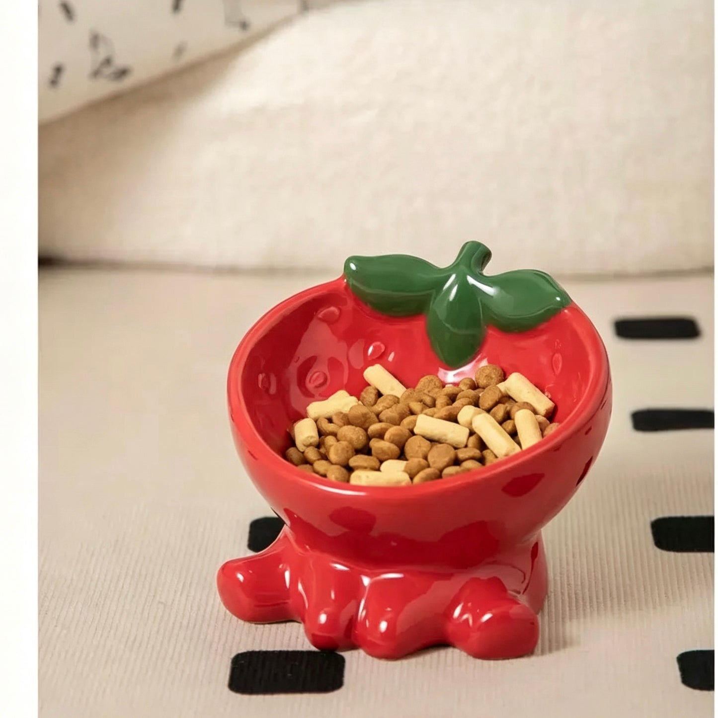 Bubble-Tea Cat Bowls-Elevated Ceramic Pet Bowl