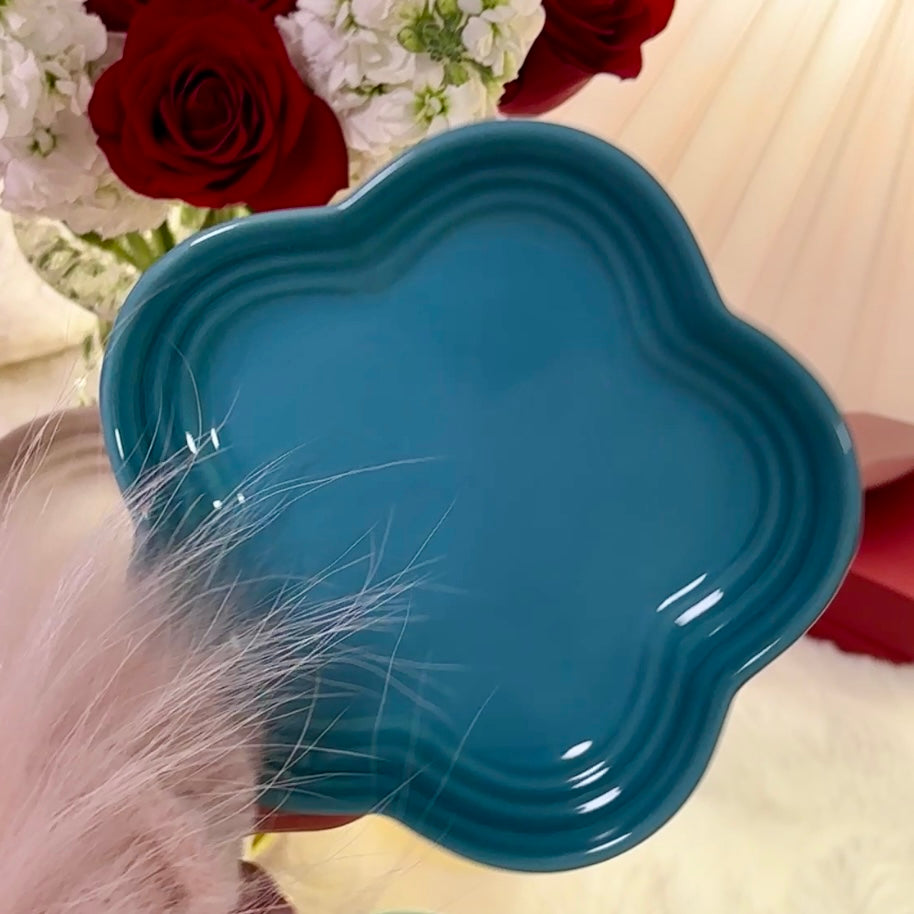 Ceramic Cat Plates Cat Food Bowls Shallow Bowls for Kitten, Ceramic Cat Plates