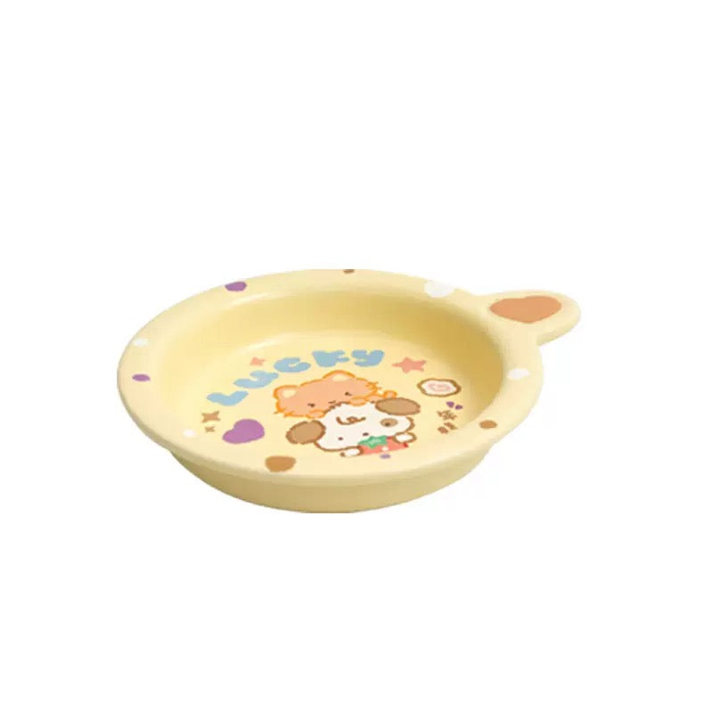 Ceramic Cat Plates- Oishi Plate