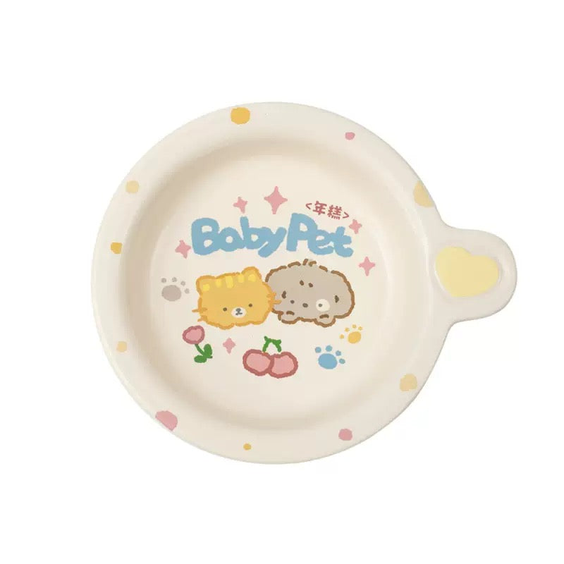 Ceramic Cat Plates- Oishi Plate
