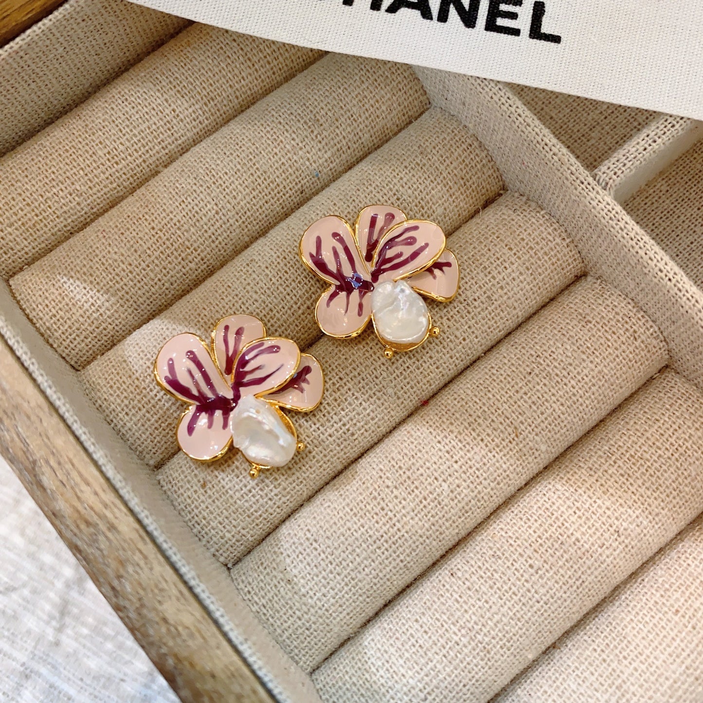 Baroque Pearl Earrings with Freshwater Pearls - Pearl Earrings.
