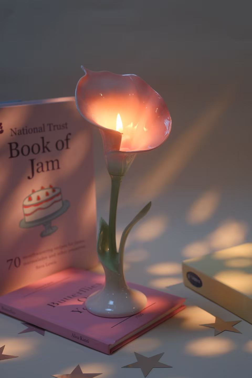 Tulips Candle Holder, Ceramic Tulips Candle Holder, Candle Holder