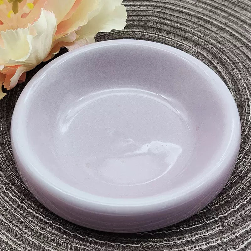 Ceramic Cat Plates Cat Food Bowls Shallow Bowls for Kitten, Ceramic Cat Plates