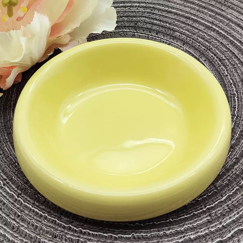 Ceramic Cat Plates Cat Food Bowls Shallow Bowls for Kitten, Ceramic Cat Plates