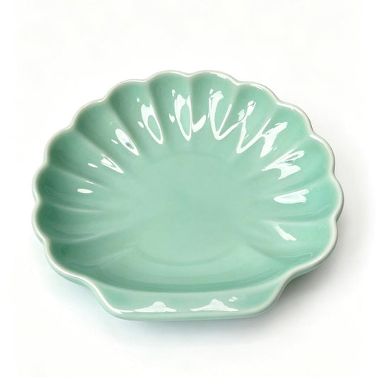 Ceramic Shell Plate for Cat Feeding