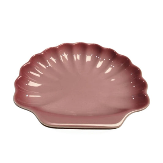 Ceramic Shell Plate for Cat Feeding