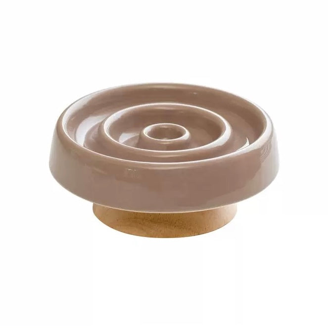 Ceramic Slow Feeder, Pet Food Bowl for Cats and Dogs