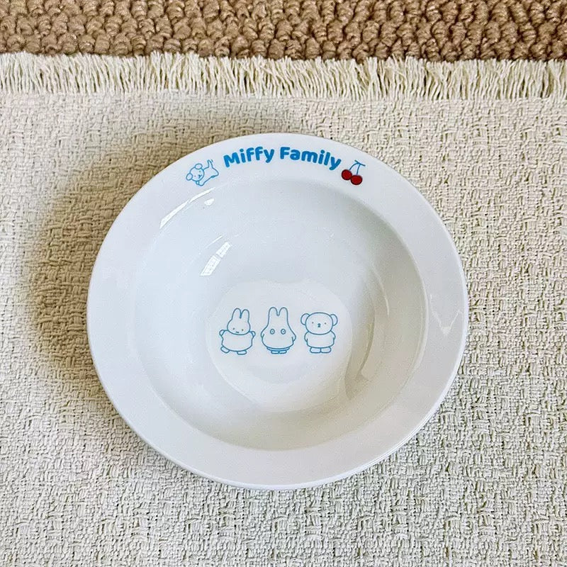 Cute Bunny & Puppy Ceramic Cat Bowl