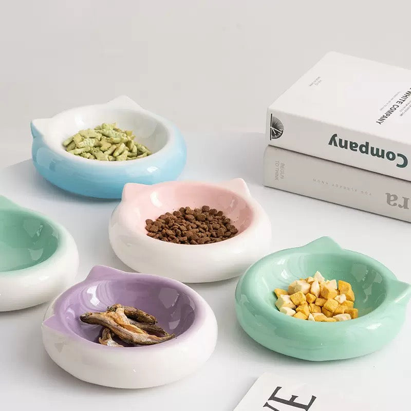 Kitty Shape Cat Bowl