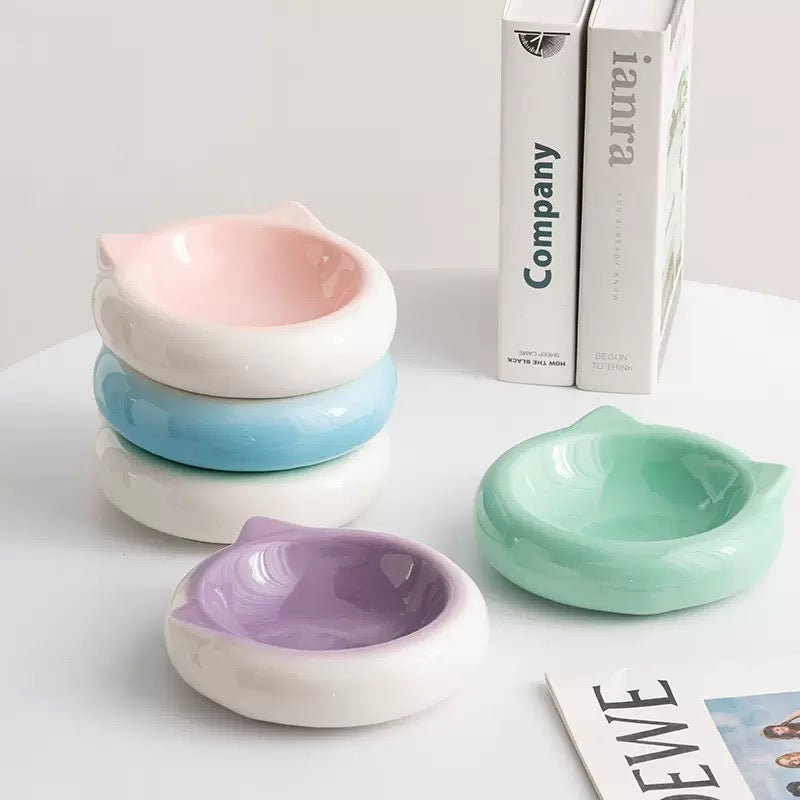 Kitty Shape Cat Bowl
