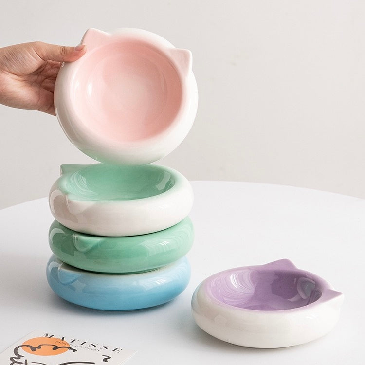 Kitty Shape Cat Bowl