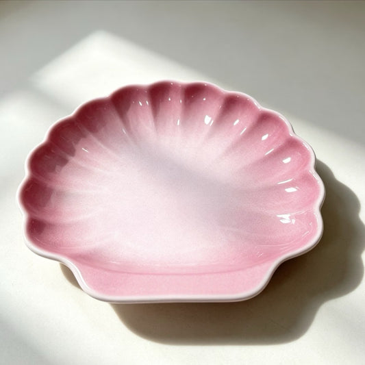 Ceramic Shell Plate for Cat Feeding