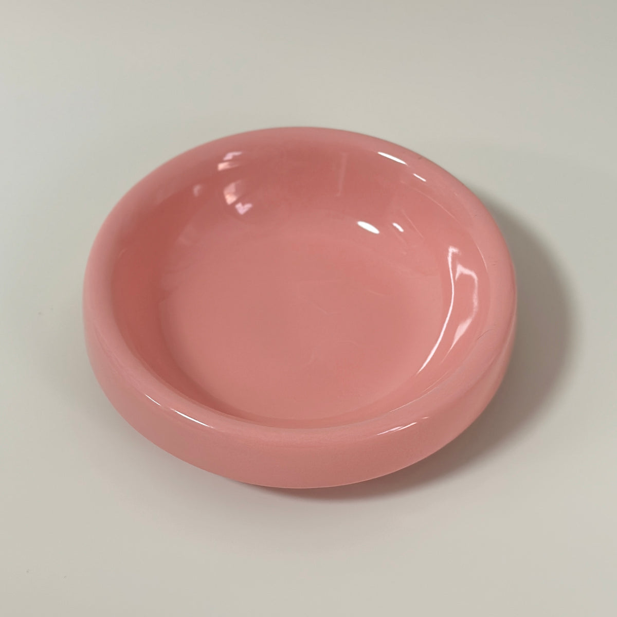 Flower Ceramic Cat Plate – Shallow Feeding Plates for Cats