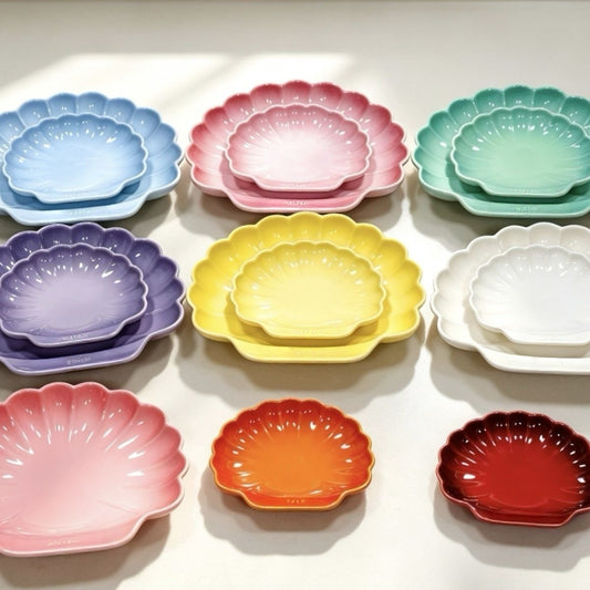 Ceramic Shell Plate for Cat Feeding