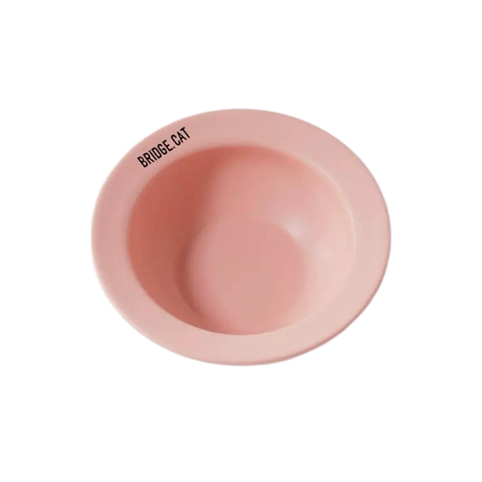 Ceramic Cat Bowl – Wide Shallow Cat Food Dish, Microwave & Dishwasher Safe