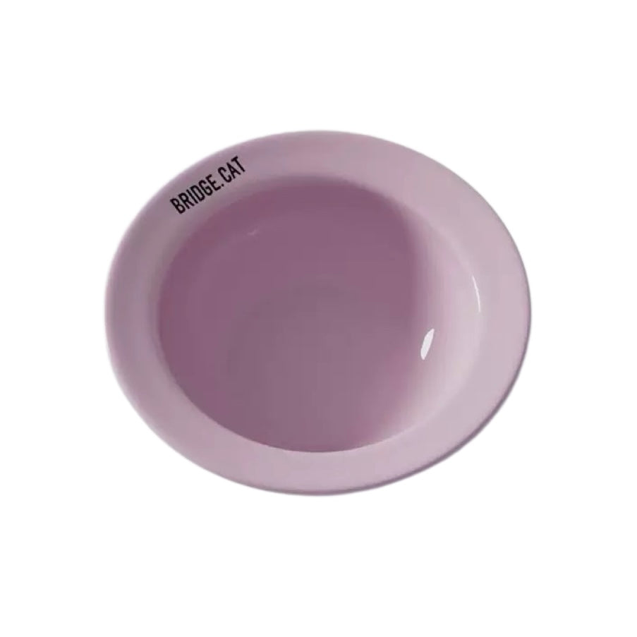Ceramic Cat Bowl – Wide Shallow Cat Food Dish, Microwave & Dishwasher Safe