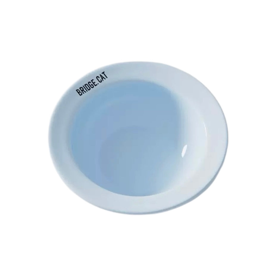 Ceramic Cat Bowl – Wide Shallow Cat Food Dish, Microwave & Dishwasher Safe