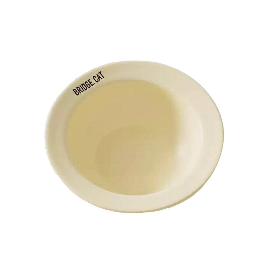 Ceramic Cat Bowl – Wide Shallow Cat Food Dish, Microwave & Dishwasher Safe