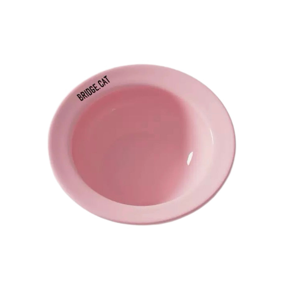 Ceramic Cat Bowl – Wide Shallow Cat Food Dish, Microwave & Dishwasher Safe