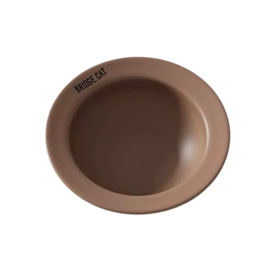 Ceramic Cat Bowl – Wide Shallow Cat Food Dish, Microwave & Dishwasher Safe