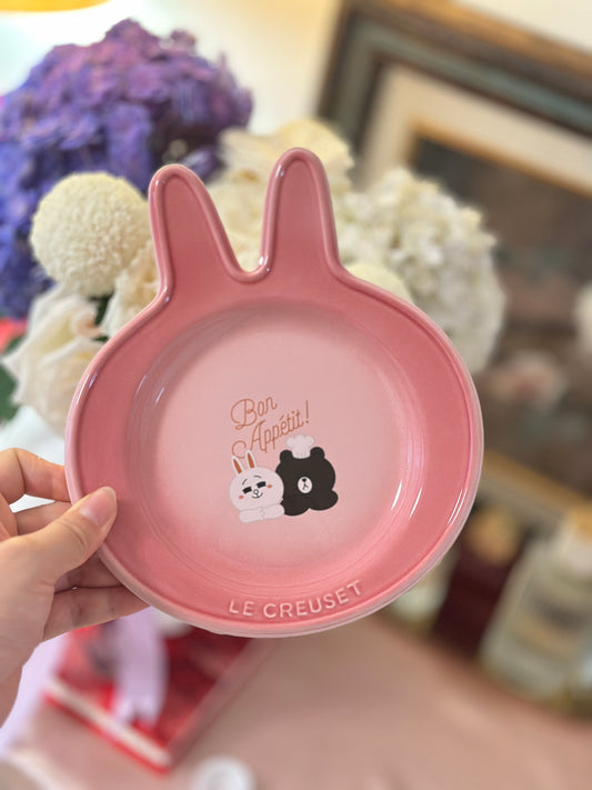 Bunny Plates for Cat Feeding, Cat Plates, Cat Bowls
