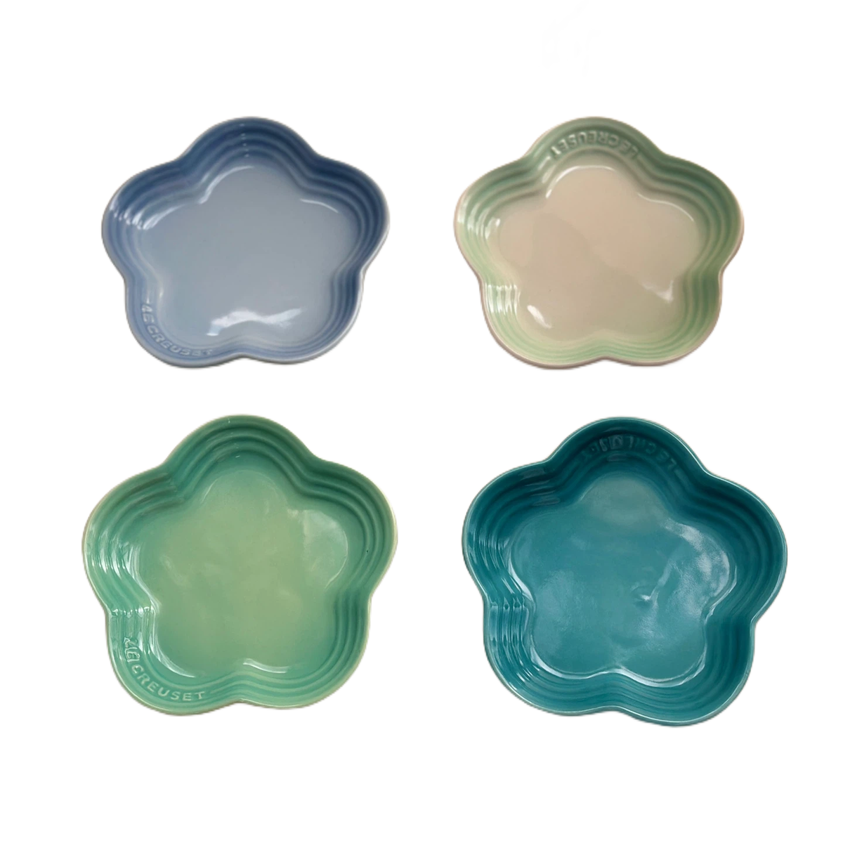 Ceramic Flower Plates & Stands, Feeding Plates for Cats